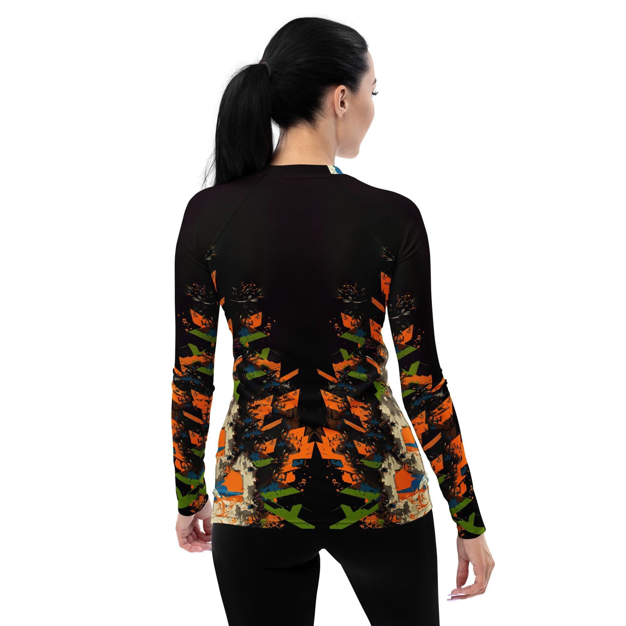 Kickboxing Fusion Women's Rash Guard Dynamic Impact - Beyond T-shirts