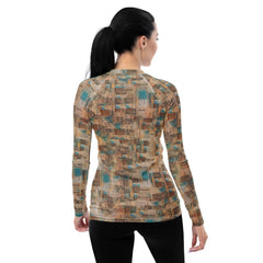 Melodic Fusion Women's All-Over Print Rash Guard - Beyond T-shirts