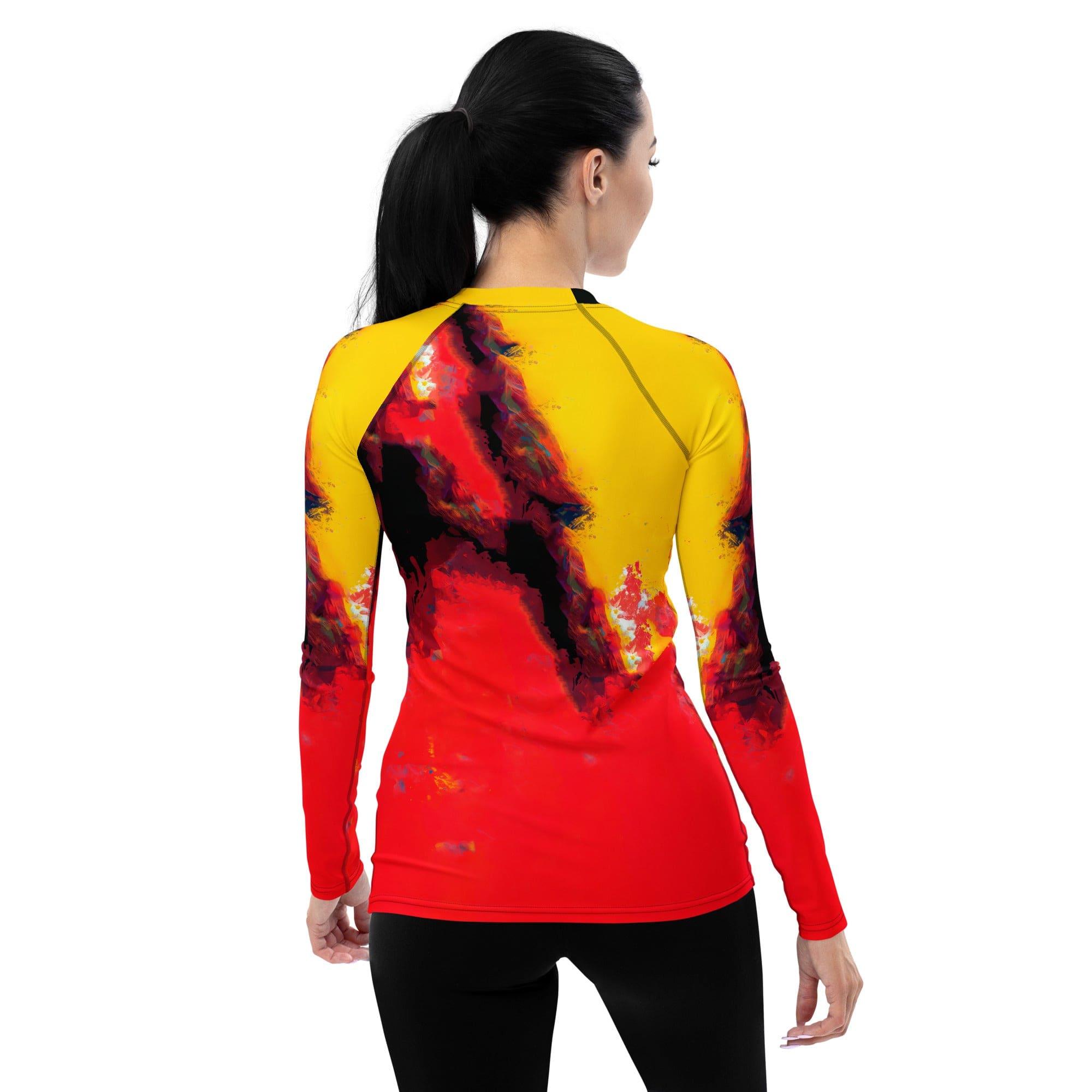 Music Lover's All-Over Print Women's Rash Guard - Groove in Style - Beyond T-shirts