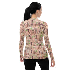 Rock 'n' Roll Ride Women's All-Over Print Rash Guard - Beyond T-shirts