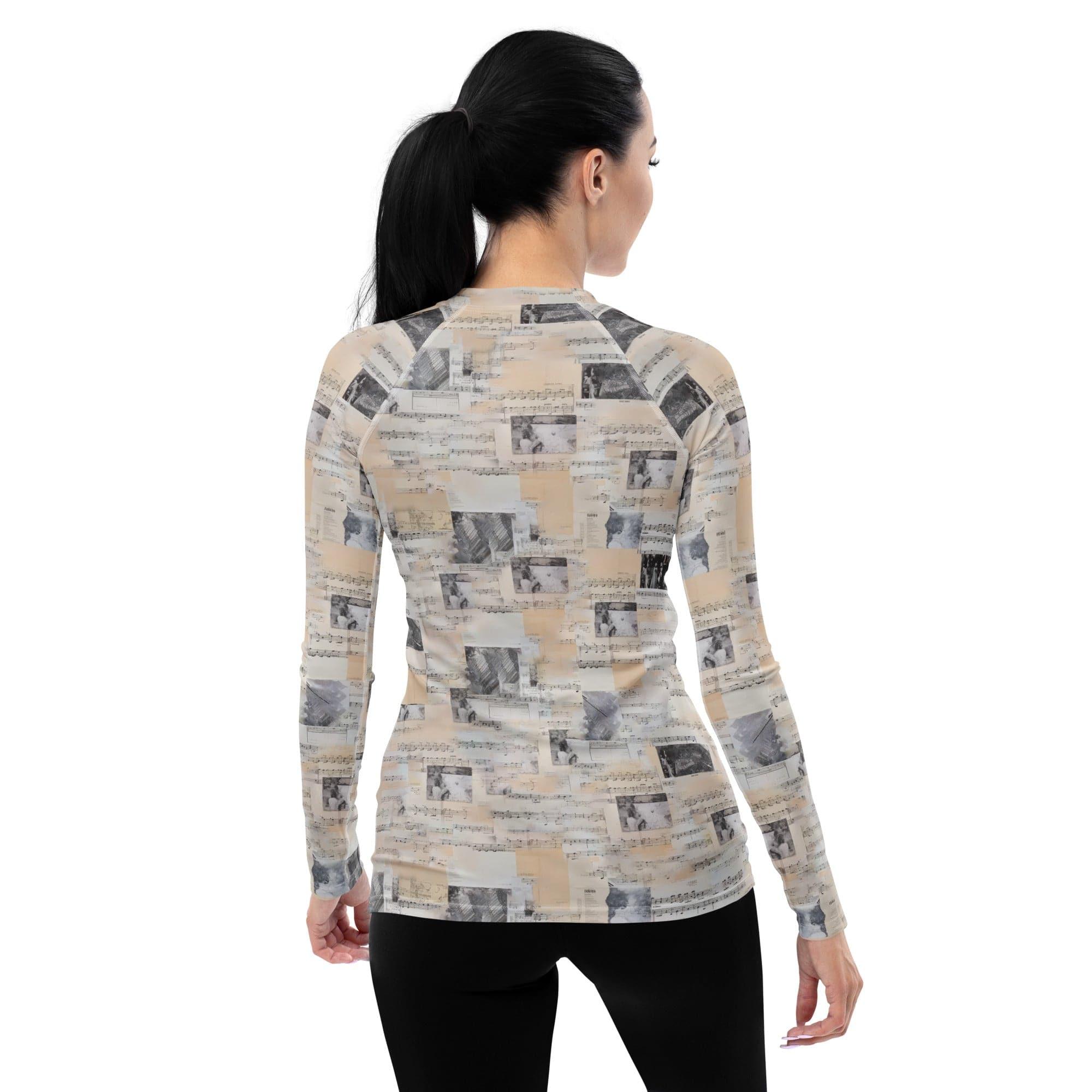 Melodic Evolution Women's Music Inspired Rash Guard - Beyond T-shirts