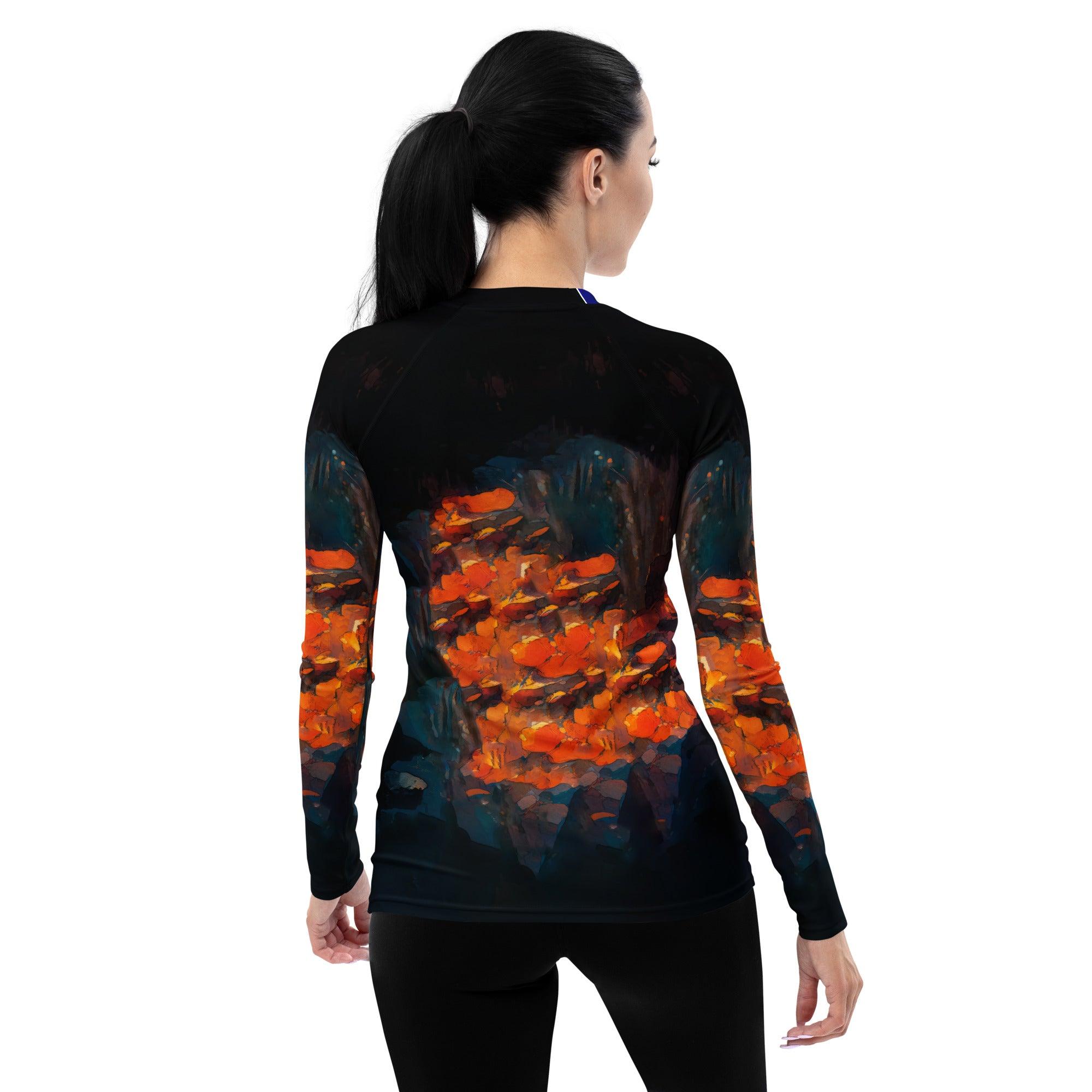 Groovy Beats Women's Music Rash Guard - Beyond T-shirts