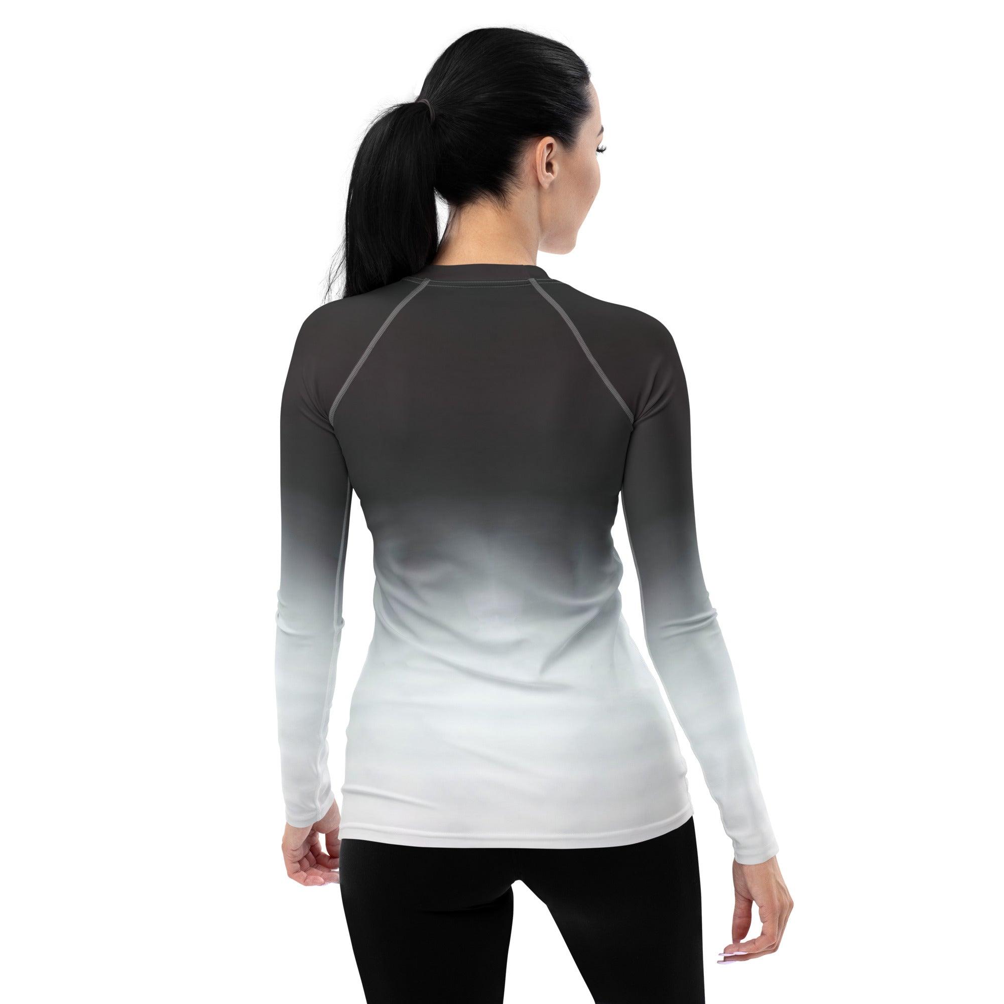 Evoke Nova Futuristic Shoes Women's Rash Guard - Beyond T-shirts