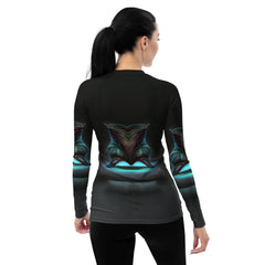 TechnoTrail Futuristic Shoes Women's Rash Guard - Beyond T-shirts