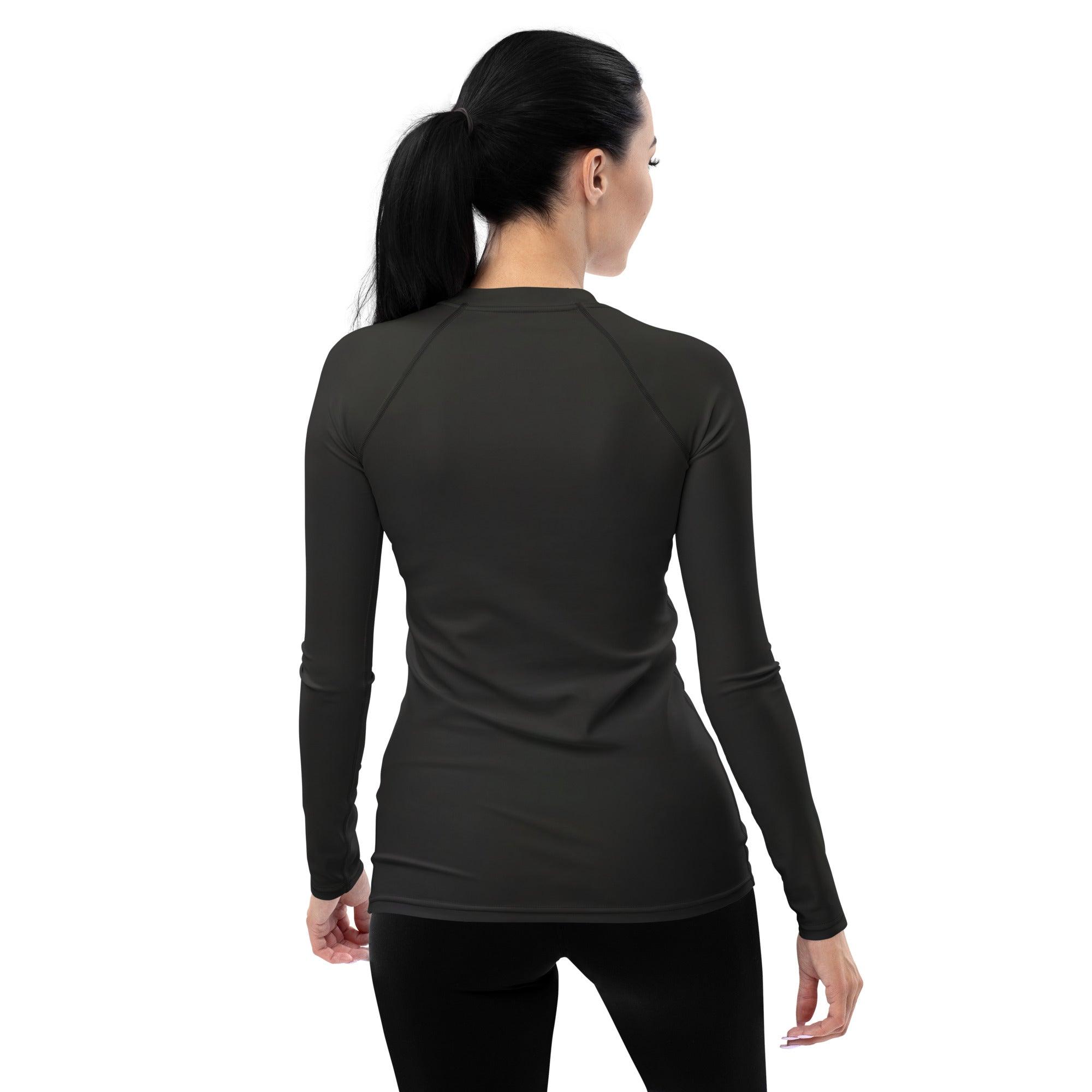 Quantum Flux Futuristic Shoes Women's Rash Guard - Beyond T-shirts