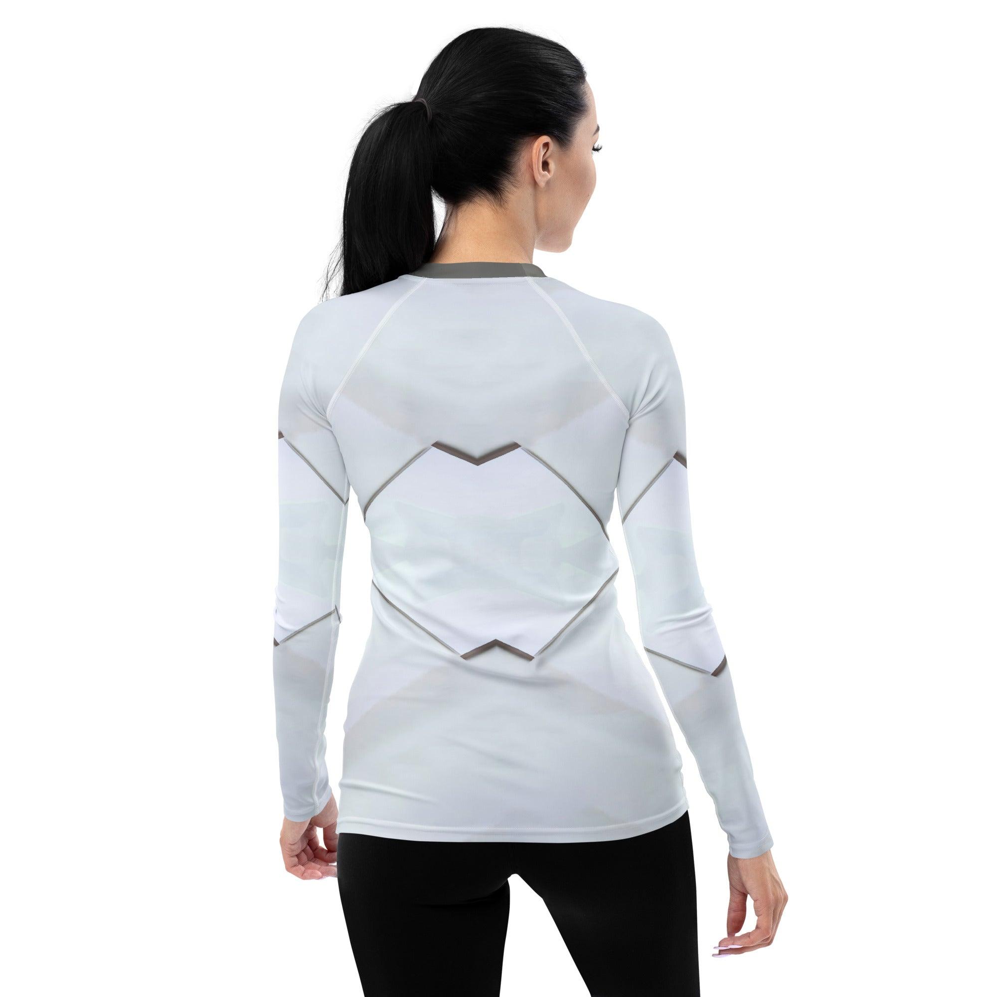 HoloStride Futuristic Shoes Women's Rash Guard - Beyond T-shirts