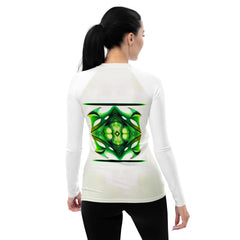 Spectrum Surge Futuristic Shoes Women's Rash Guard - Beyond T-shirts