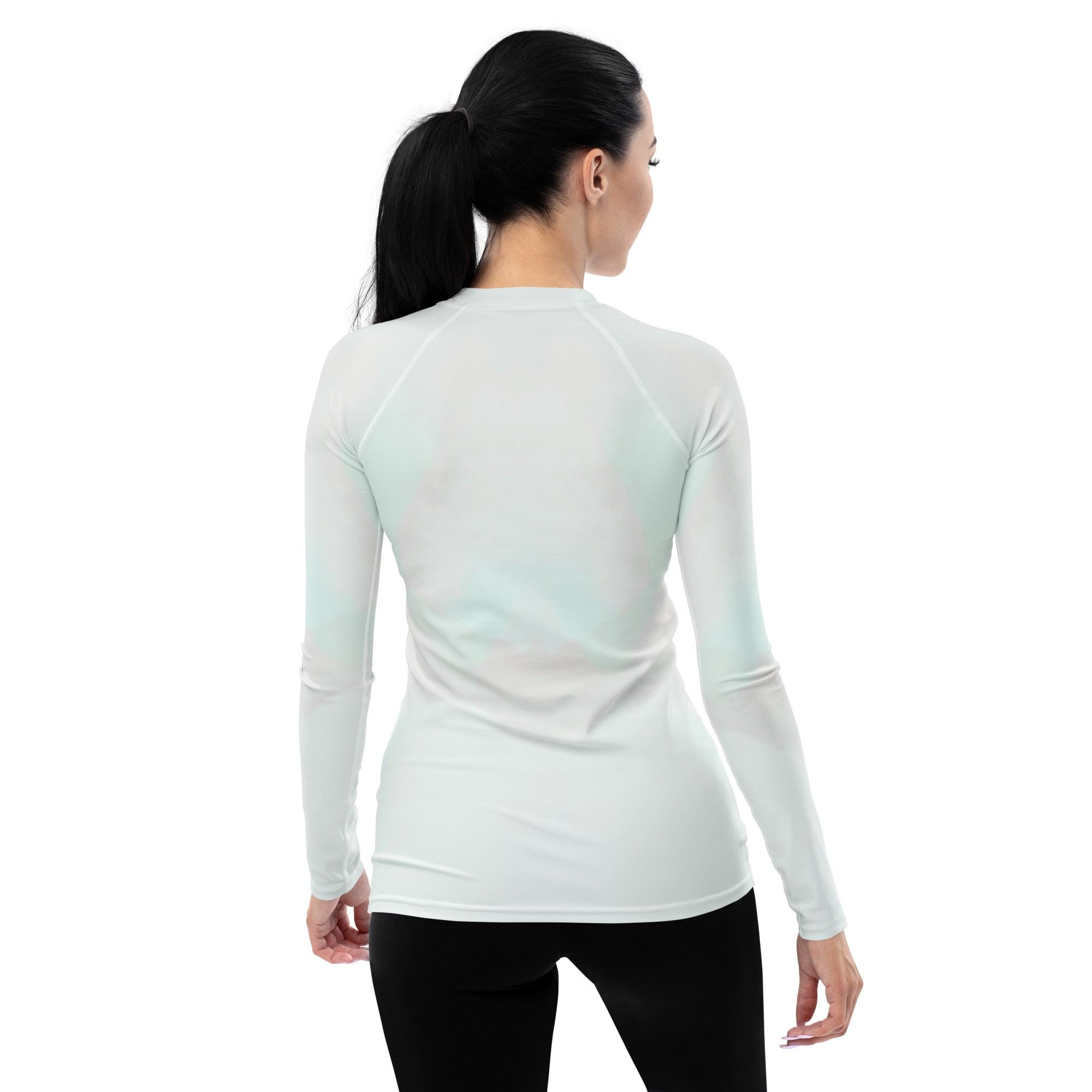 Radiant Nexus Futuristic Shoes Women's Rash Guard - Beyond T-shirts