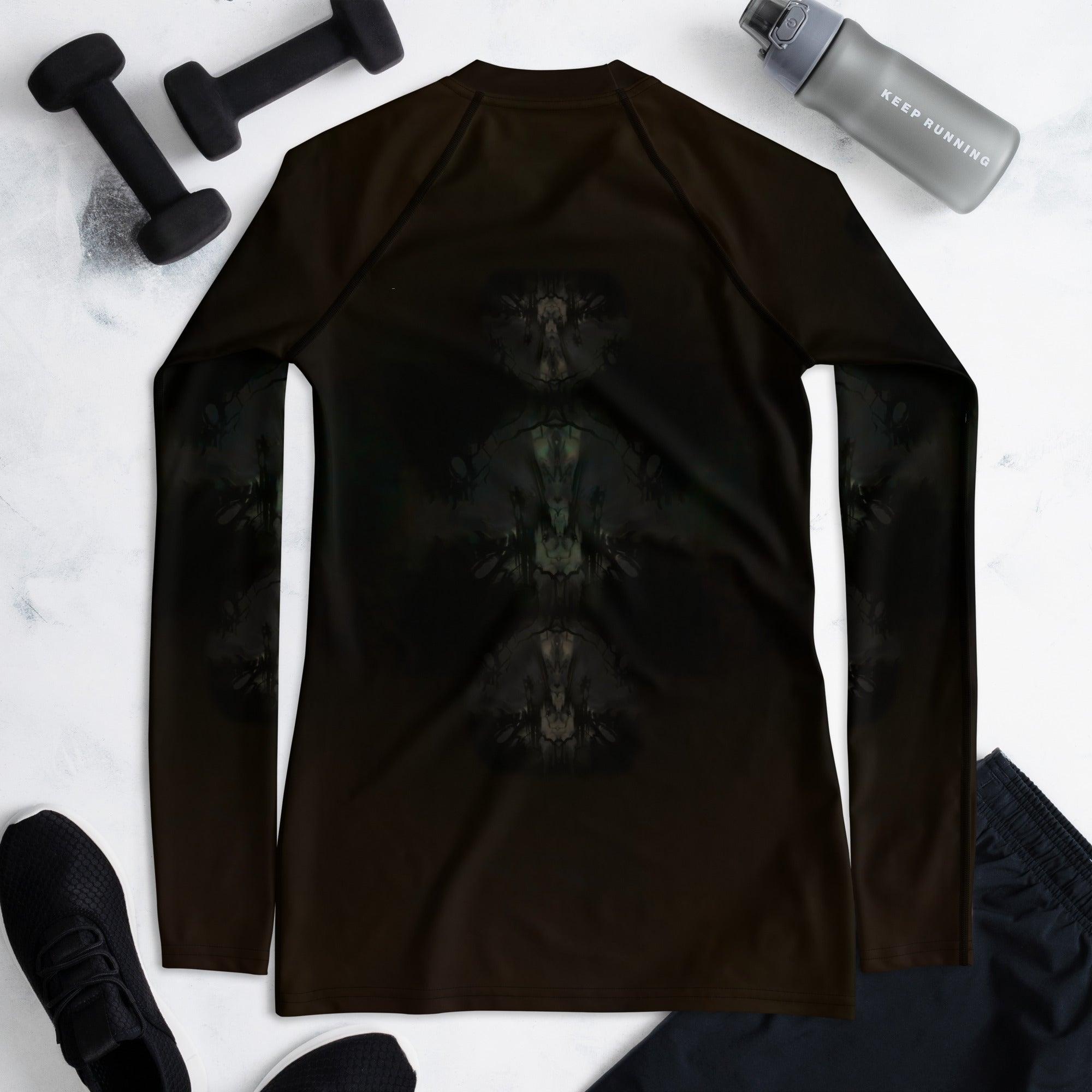 Haunted Forest Halloween Women's Rash Guard - Beyond T-shirts