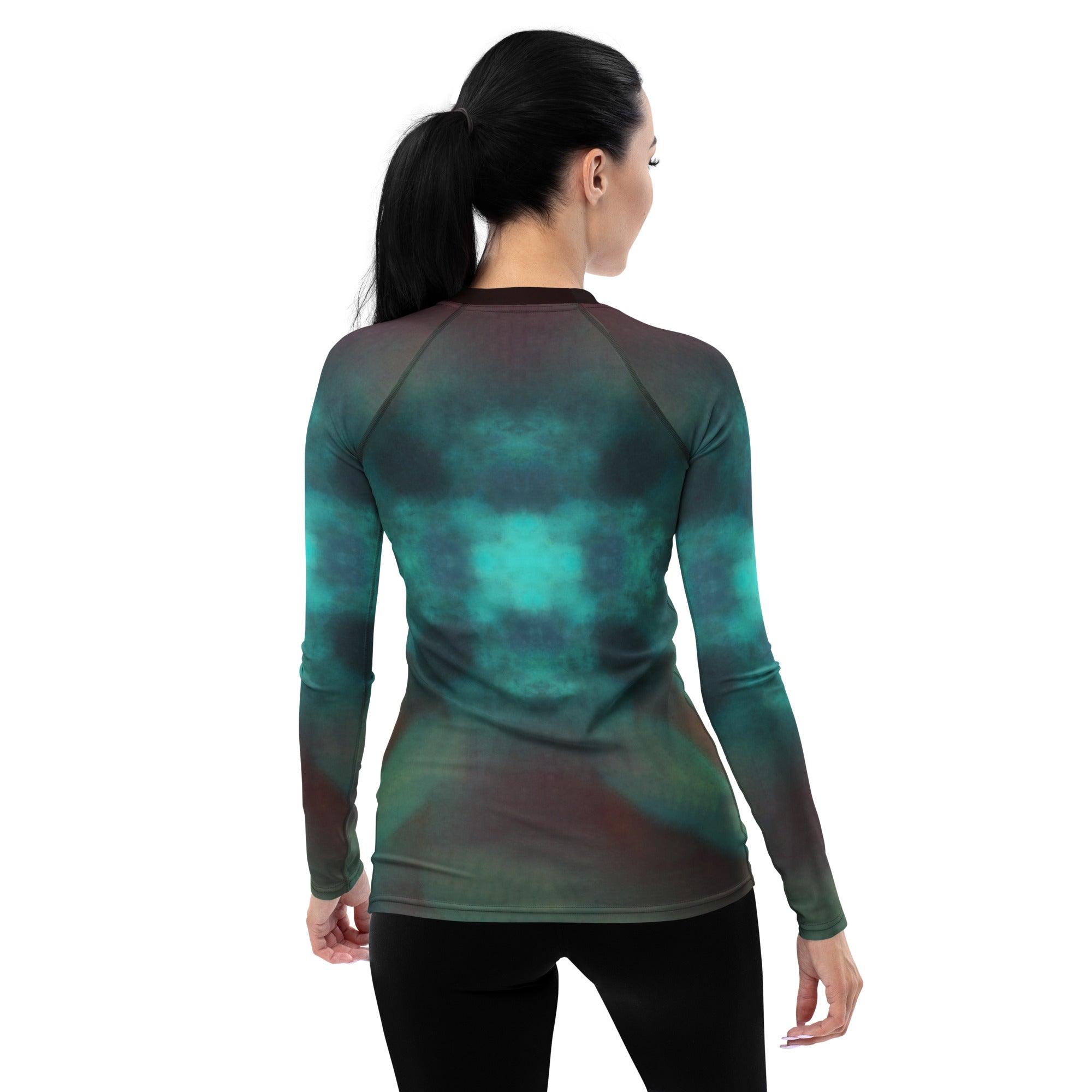 Mystical Cat Halloween Women's Rash Guard - Beyond T-shirts