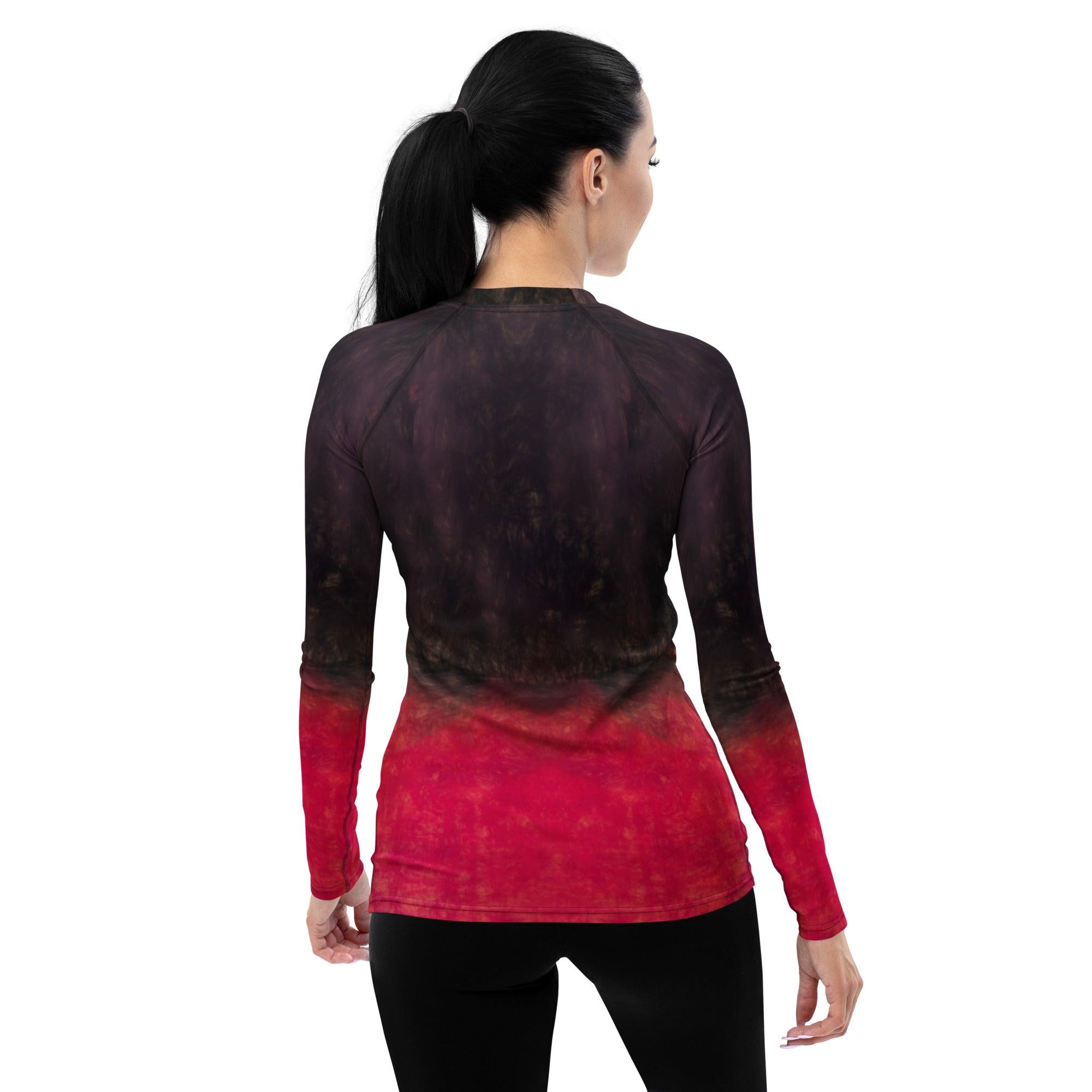 Spooky Ghostly Halloween Women's Rash Guard - Beyond T-shirts