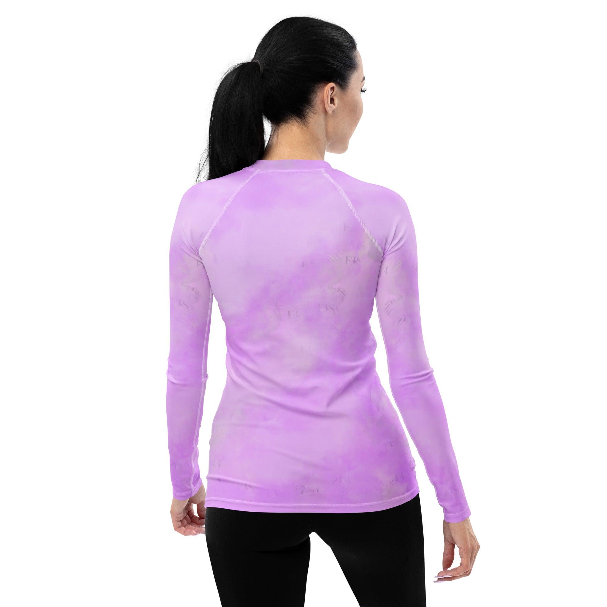 Melodic Reverie Women's All-Over Print Rash Guard - Beyond T-shirts