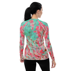 Vinyl Revival Women's All-Over Print Rash Guards - Beyond T-shirts