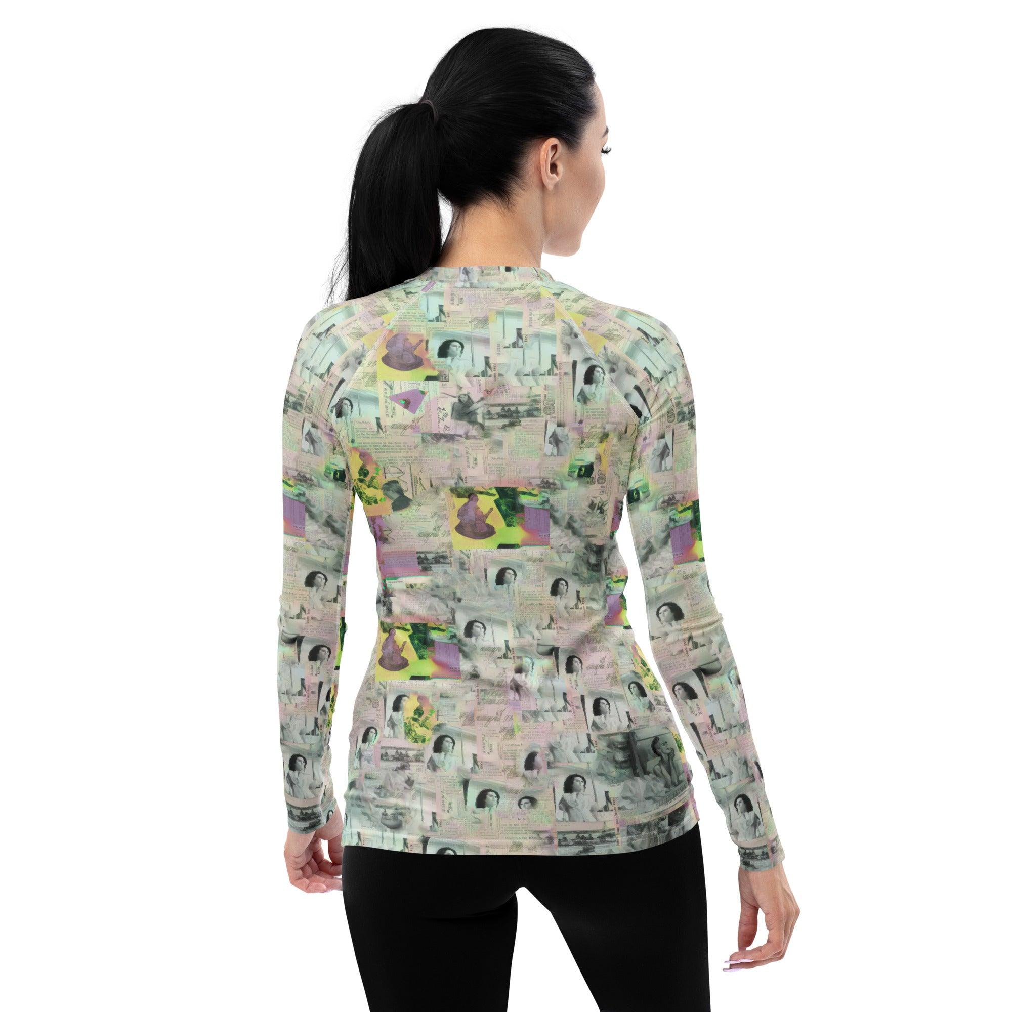 Soulful Jazz Serenade Women's All-Over Print Rash Guards - Beyond T-shirts