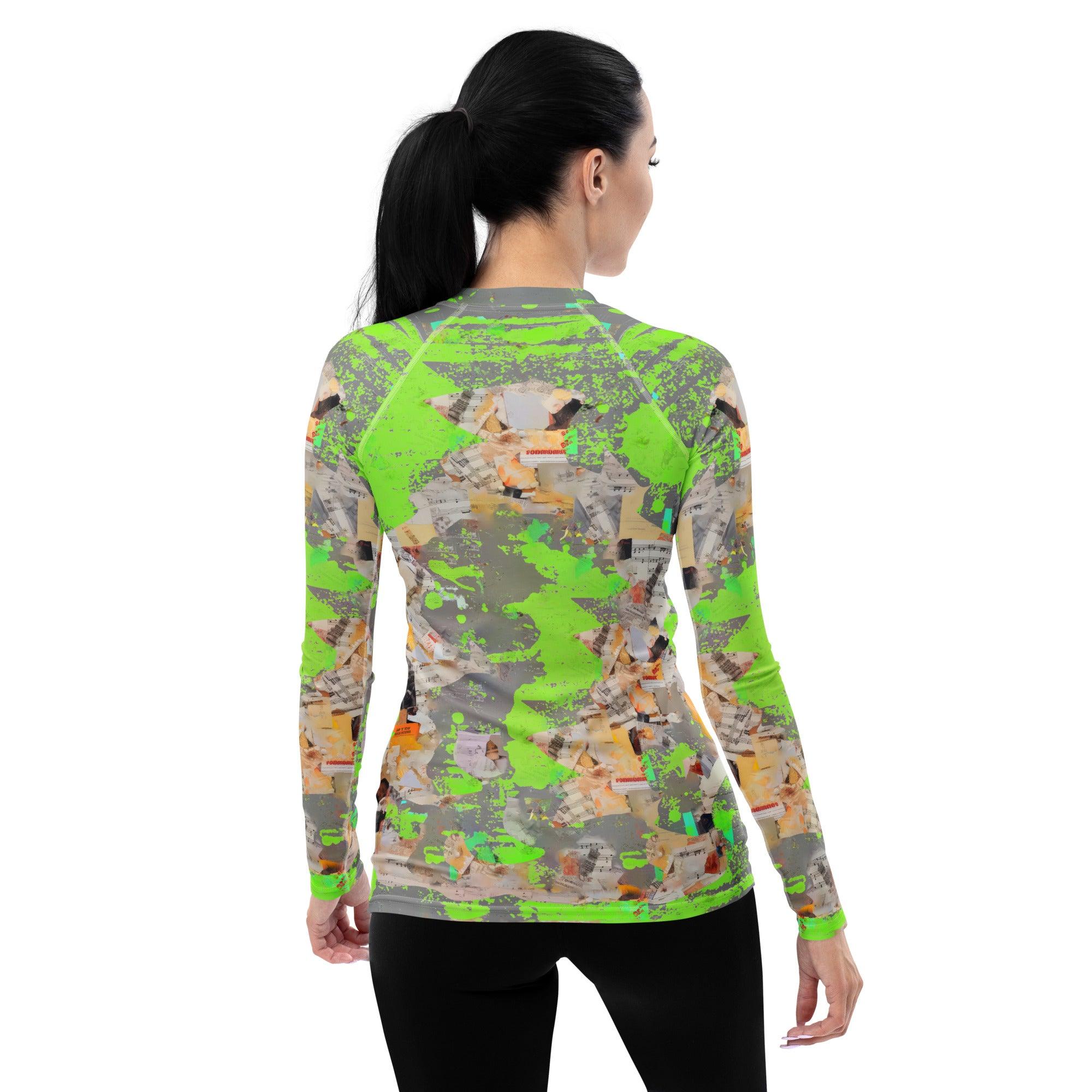 Music And Nature Symphony Women's All-Over Print Rash Guards - Beyond T-shirts