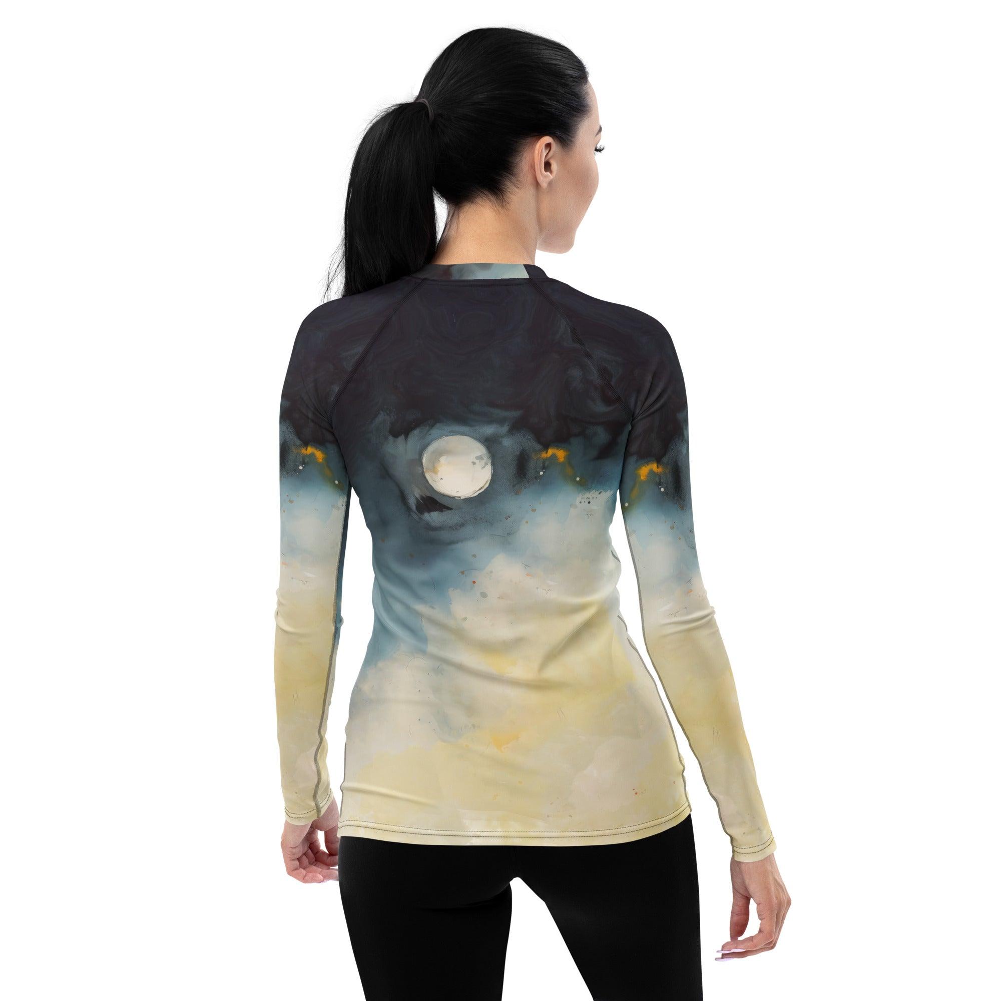 Gothic Ghostly Night Rash Guard - Beyond T-shirts