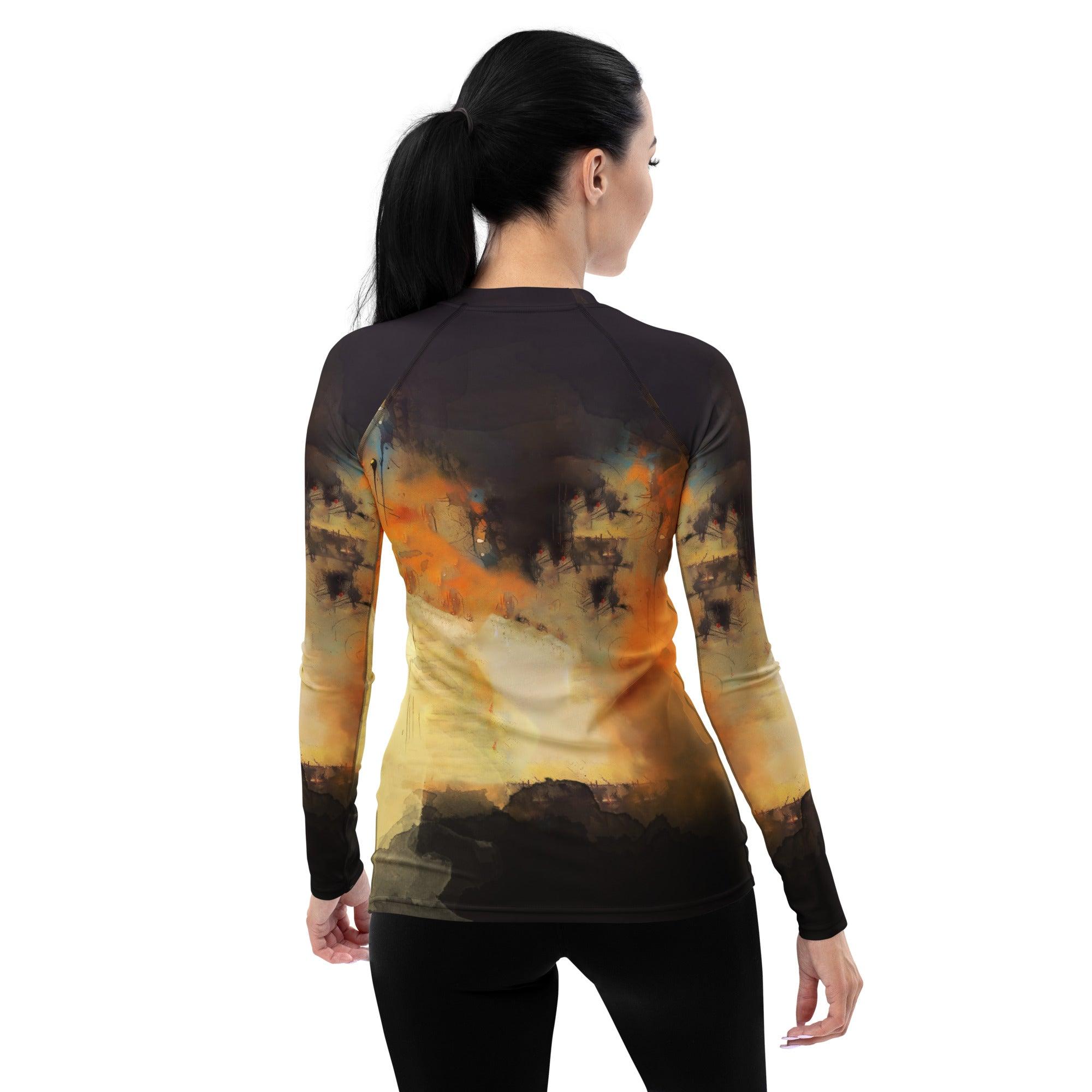 Haunted Forest Women's Rash Guard - Beyond T-shirts