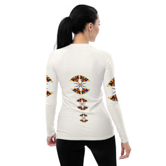 Chic Floral Harmony Rash Guard - Beyond T-shirts