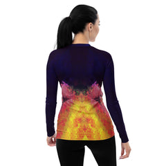 Zombie Zone Halloween Women's Rash Guard - Beyond T-shirts