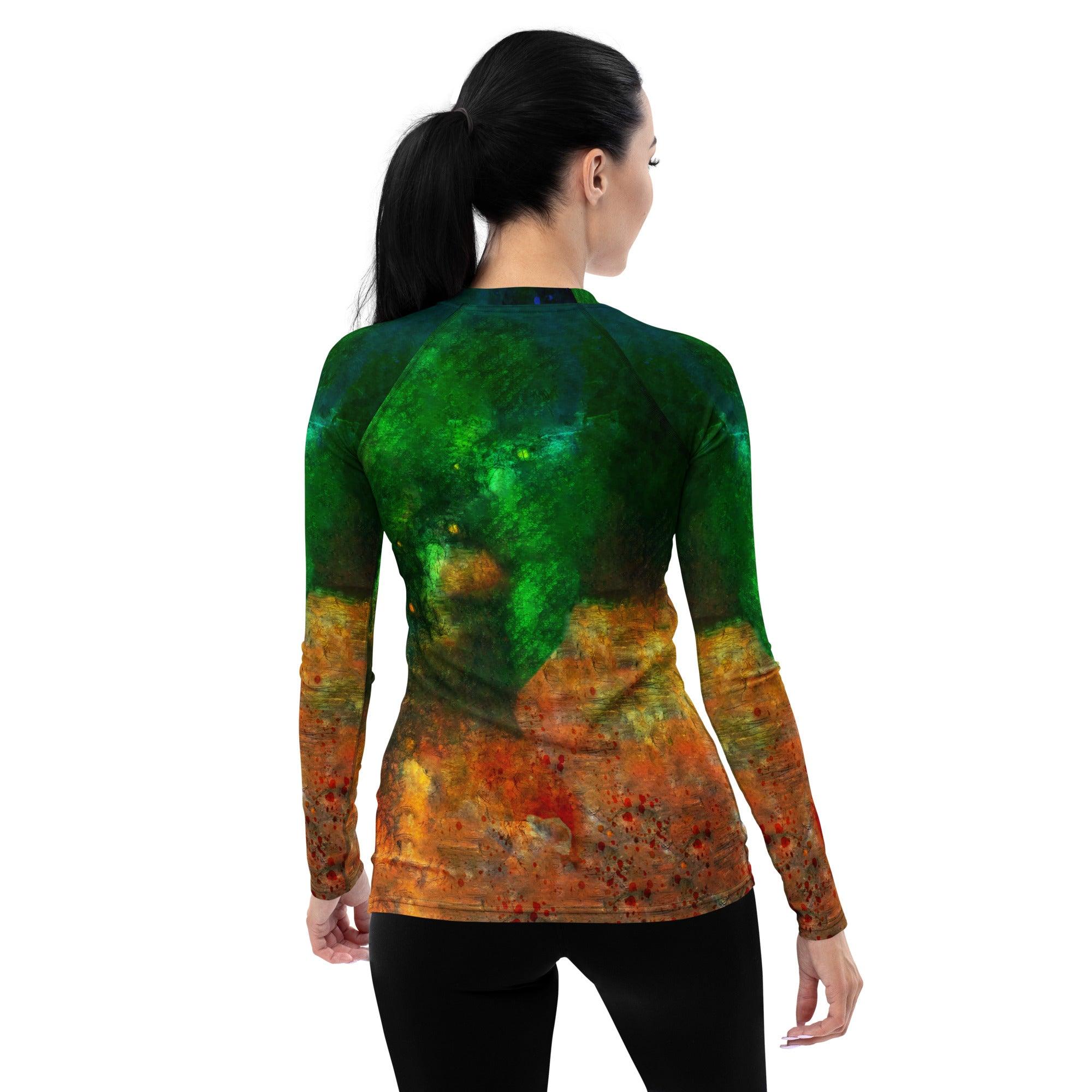 Frankenstein's Fun Halloween Women's Rash Guard - Beyond T-shirts