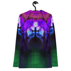 Cauldron Of Cuteness Halloween Women's Rash Guard - Beyond T-shirts