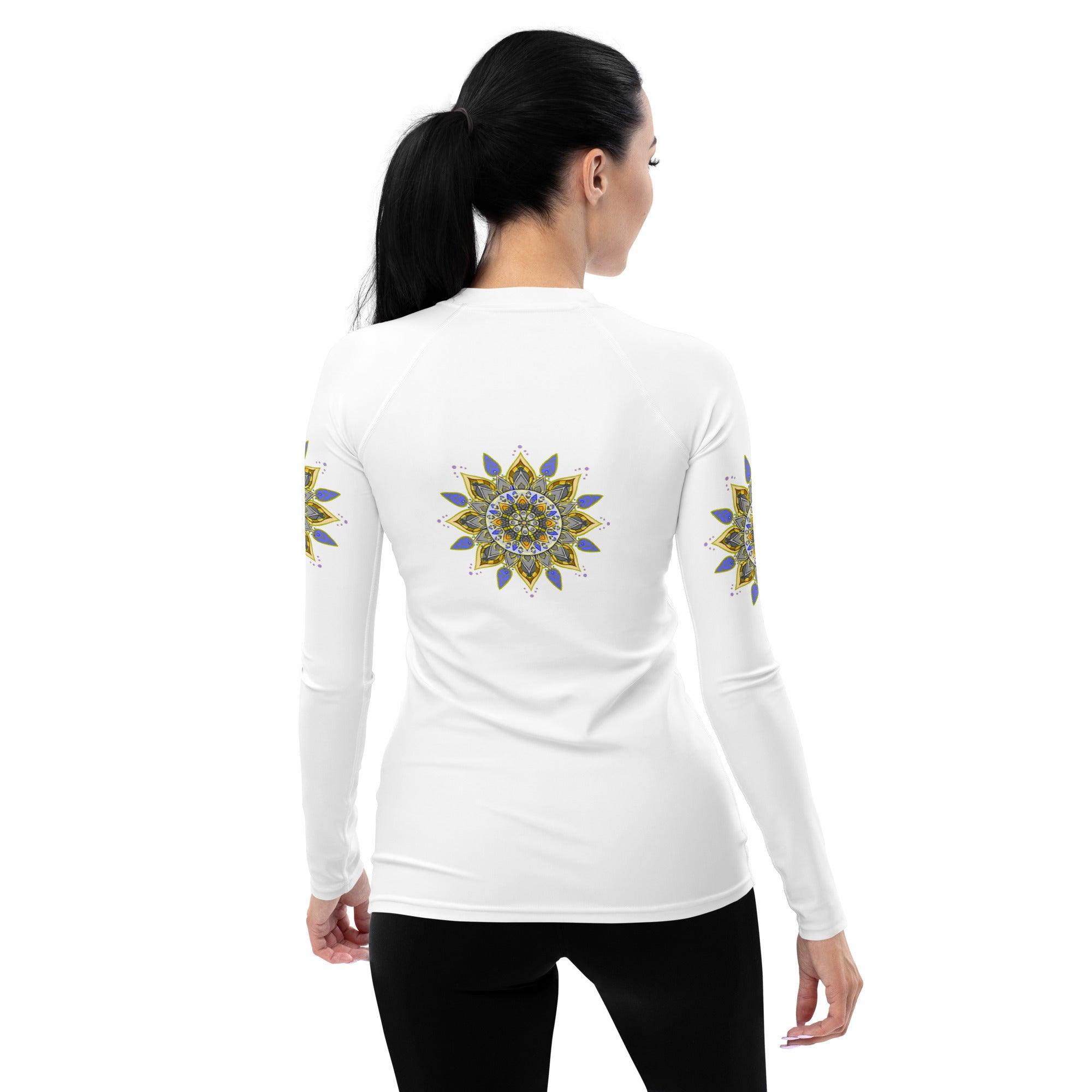 Mandala Mirage Women's Rash Guard - Beyond T-shirts