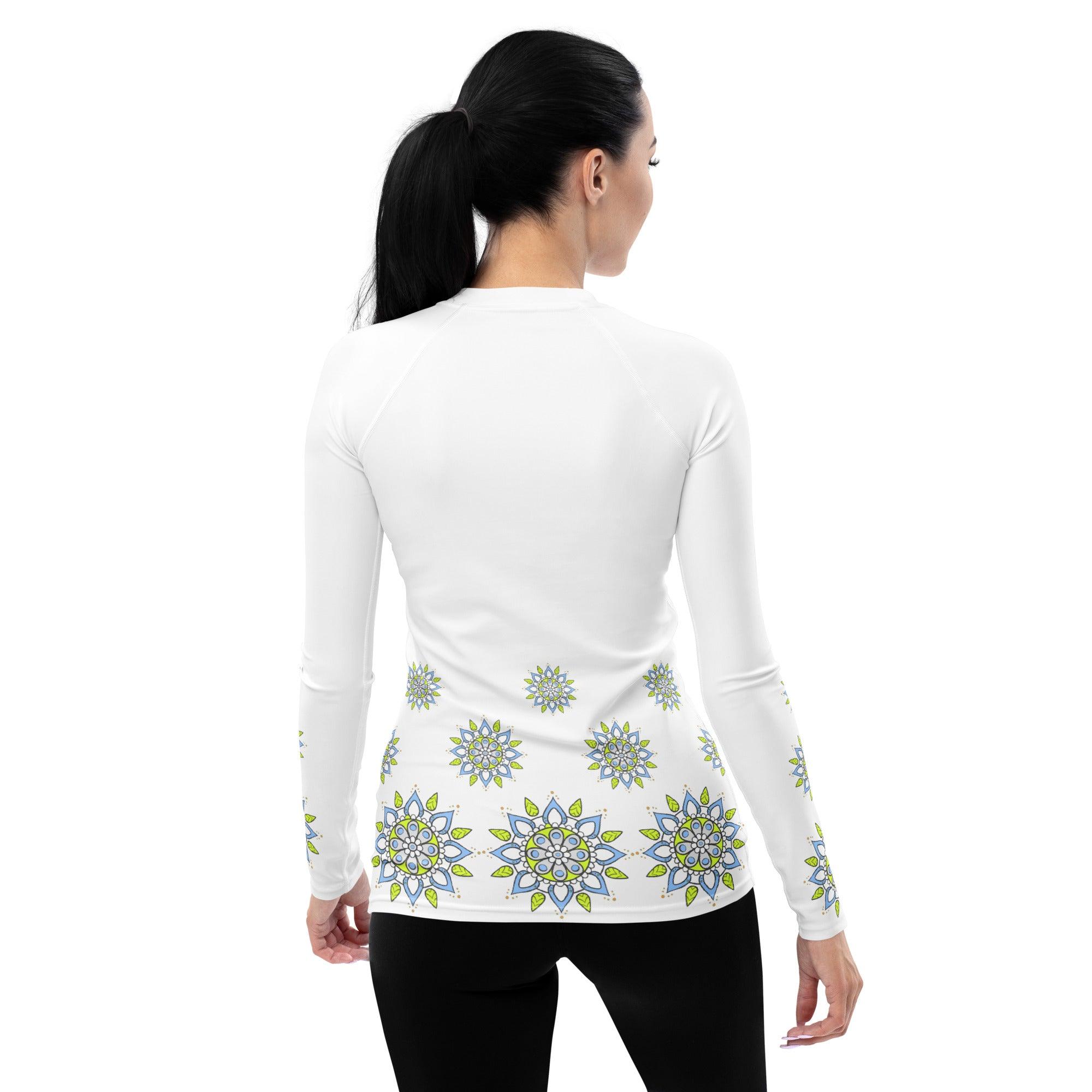 Celestial Mandala Women's Rash Guard - Beyond T-shirts