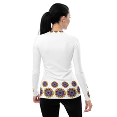 Cosmic Mandala Women's Rash Guard - Beyond T-shirts