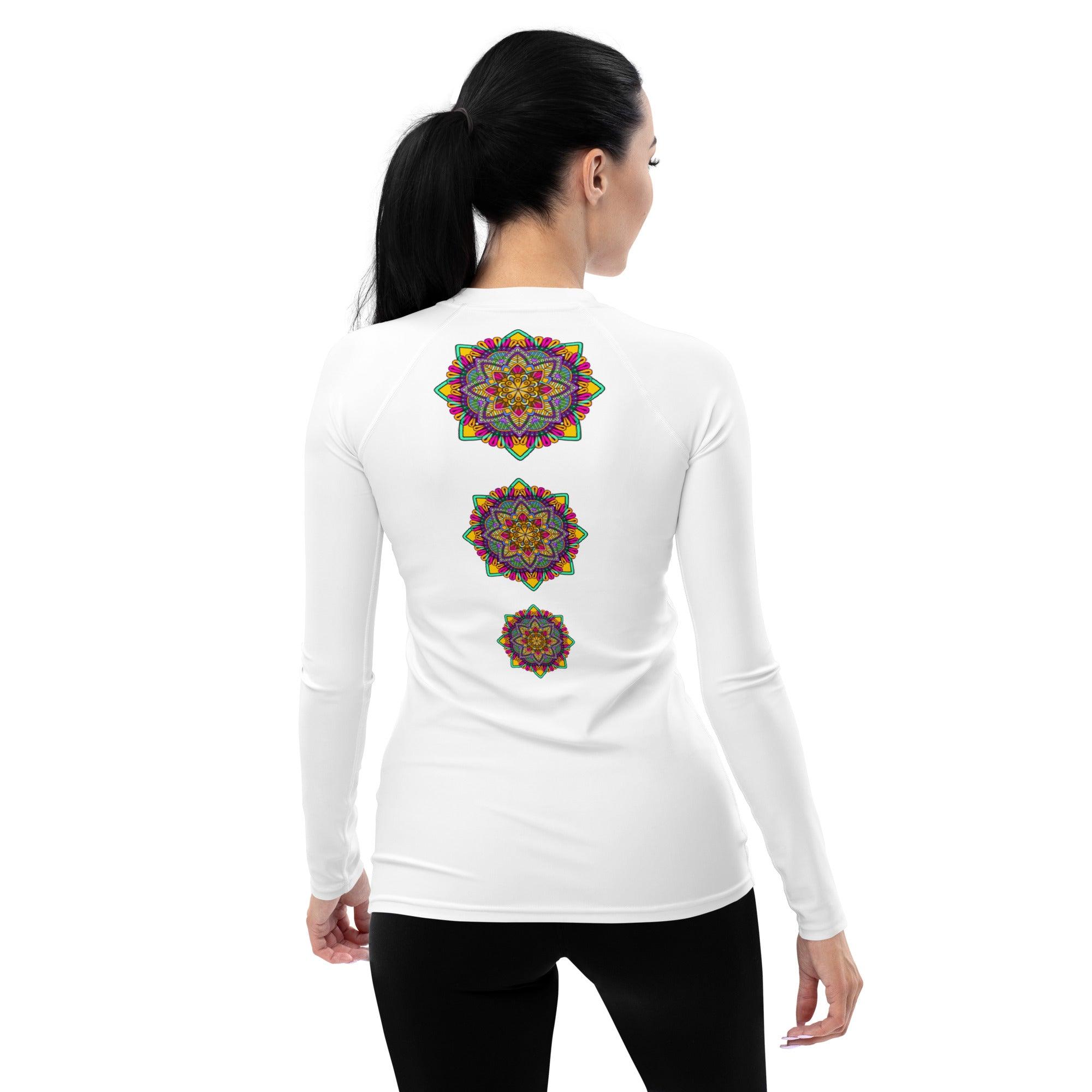 Native Mandala Women's Rash Guard - Beyond T-shirts