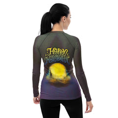 Moonlit Cemetery Halloween Rash Guard - Beyond T-shirts