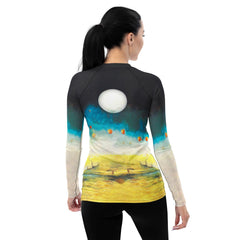 Pumpkin Moon Women's Halloween Surf Shirt - Beyond T-shirts