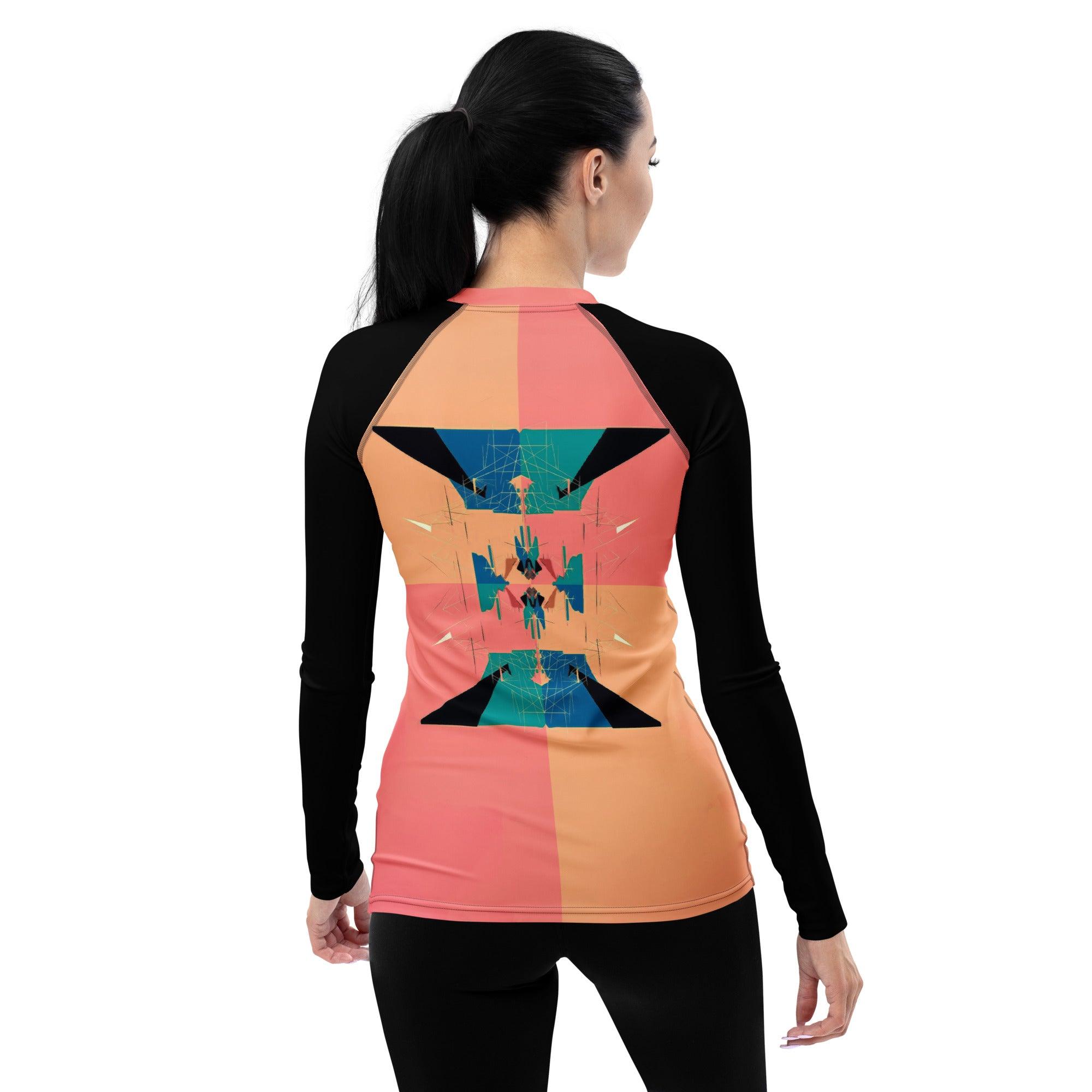 Piano Keys All-Over Print Women's Rash Guard - Beyond T-shirts