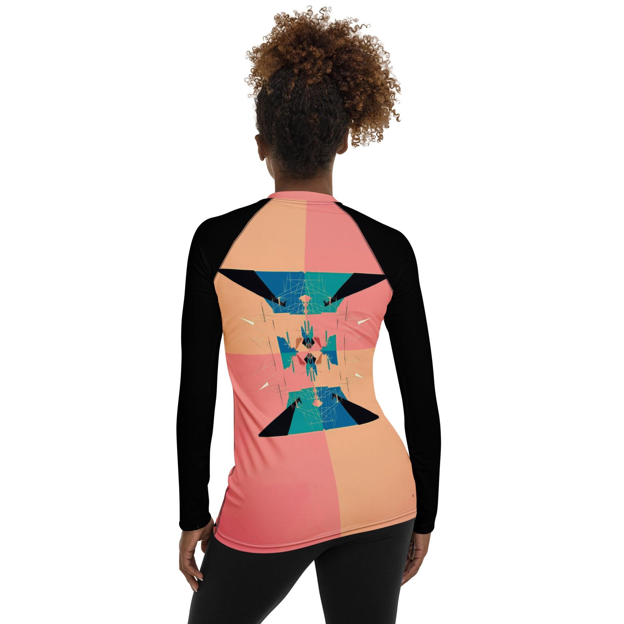 Piano Keys All-Over Print Women's Rash Guard - Beyond T-shirts