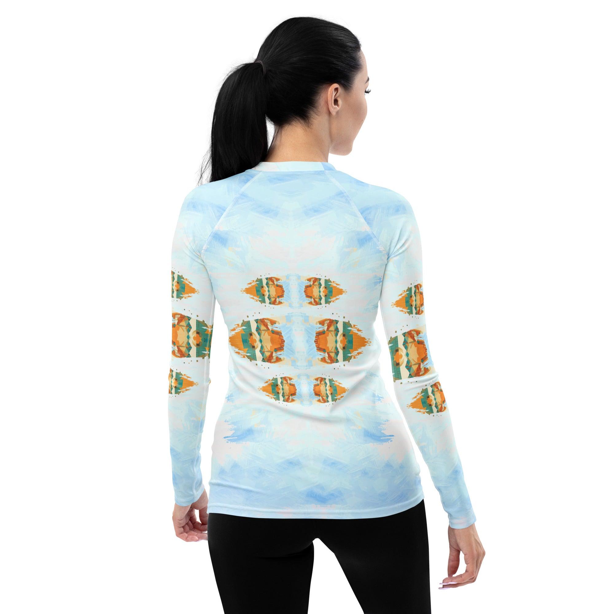 Folk Song All-Over Print Women's Rash Guard - Beyond T-shirts