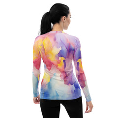 Drummer's Dynamic Doodles Women's Rash Guard