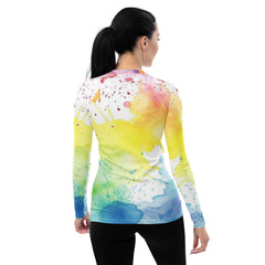 Violinist's Vivacious Vibes  Women's Rash Guard