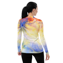 Cello's Captivating Caricatures  Women's Rash Guard