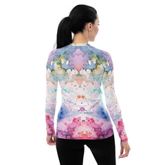 DJ's Dynamic Doodles  Women's Rash Guard