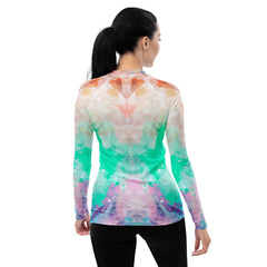 Tambourine's Twinkling Tunes Women's Rash Guard