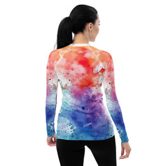 Ukulele's Uplifting Undertones Women's Rash Guard