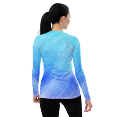 Harmonious Waves Women's Rash Guard