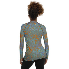 Melodious Manta Mingle Women's Rash Guard