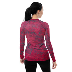 Mountain Majesty Rustic Women's Rash Guard