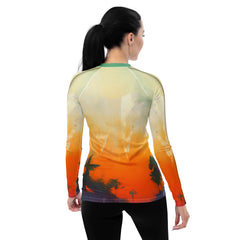 Celestial Horizon Odyssey All-Over Print Women's Rash Guard