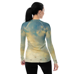 Sakura Blossom Serenity All-Over Print Women's Rash Guard