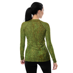 Metallic Elegance Women's Rash Guard