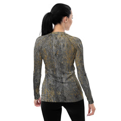 Silver Sheen Women's Rash Guard