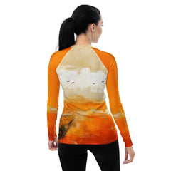 Coastal Serenity Landscape Women's Rash Guard