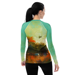 Enchanted Forest Landscape Women's Rash Guard