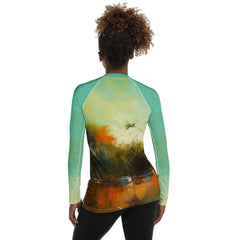 Enchanted Forest Landscape Women's Rash Guard